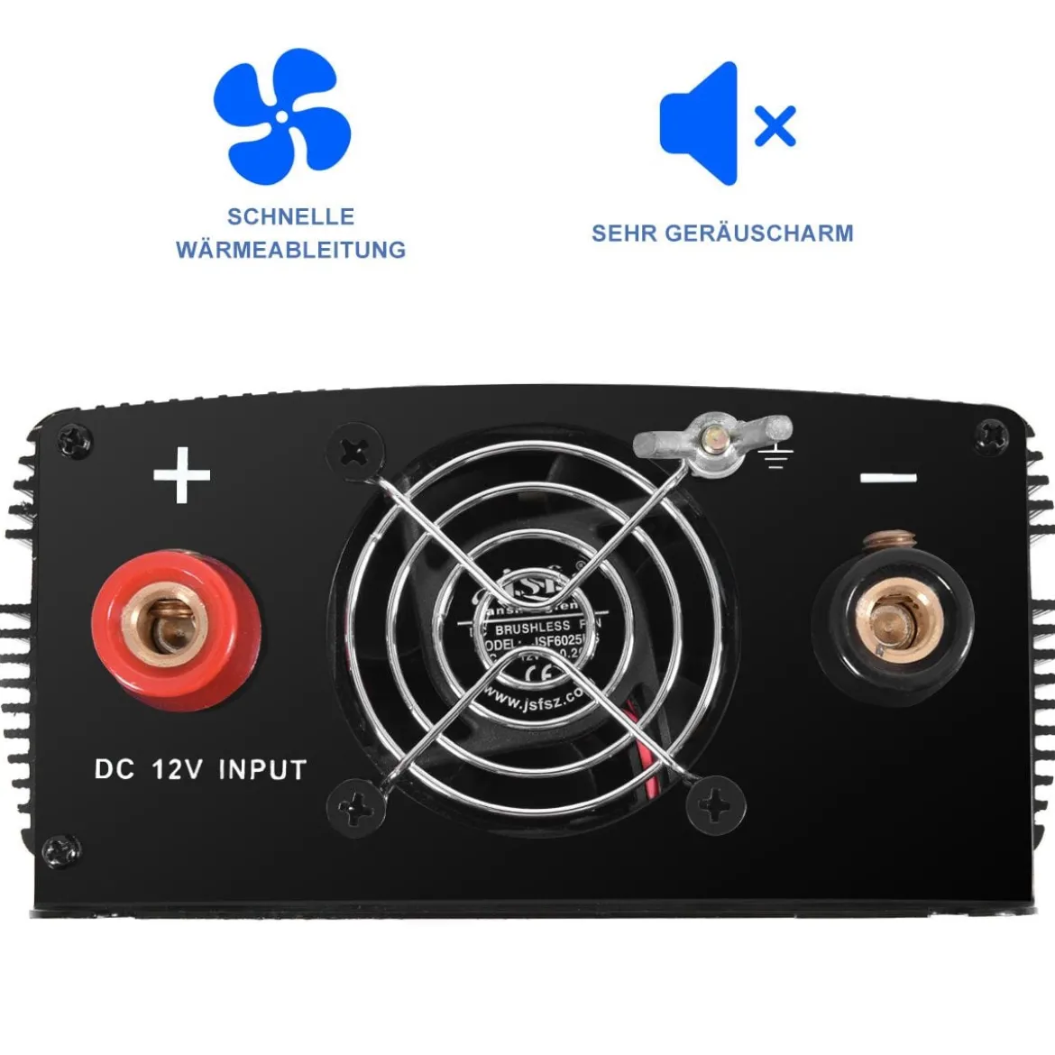 Spannungswandler 1500 3000W Inverter Welchselrichter 12V auf 220V