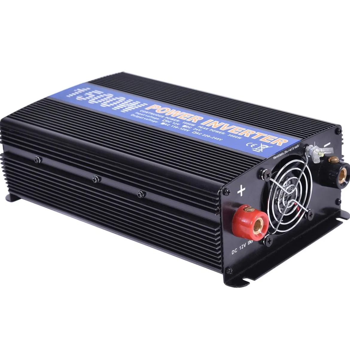 Spannungswandler 1500 3000W Inverter Welchselrichter 12V auf 220V