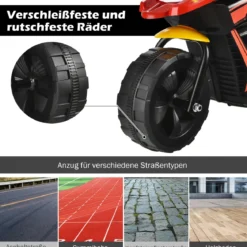 Spielzeug-Motorrad elektrisches Motorrad mit Musik und Hupe Elektrofahrzeugfür Kinder