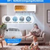 Split Klimaanlage 18000 BTU 3,4kW Inverter Klimagerät mit Heizfunktion Air Conditioner mit WiFi & App