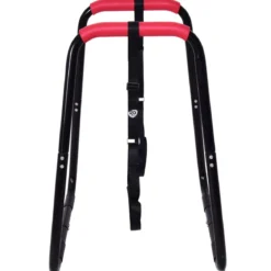 Sports Dip Station Fitness Parallettes Barren Einstellbarer Dip Stand 83 x 69 x 95 cm Schwarz