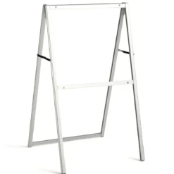Stabiler doppelseitiger Schildständer mit A-förmigem Rahmen Plakatständer für 60 x 90 cm Poster Silber