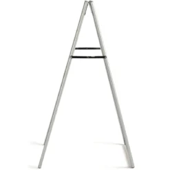Stabiler doppelseitiger Schildständer mit A-förmigem Rahmen Plakatständer für 60 x 90 cm Poster Silber