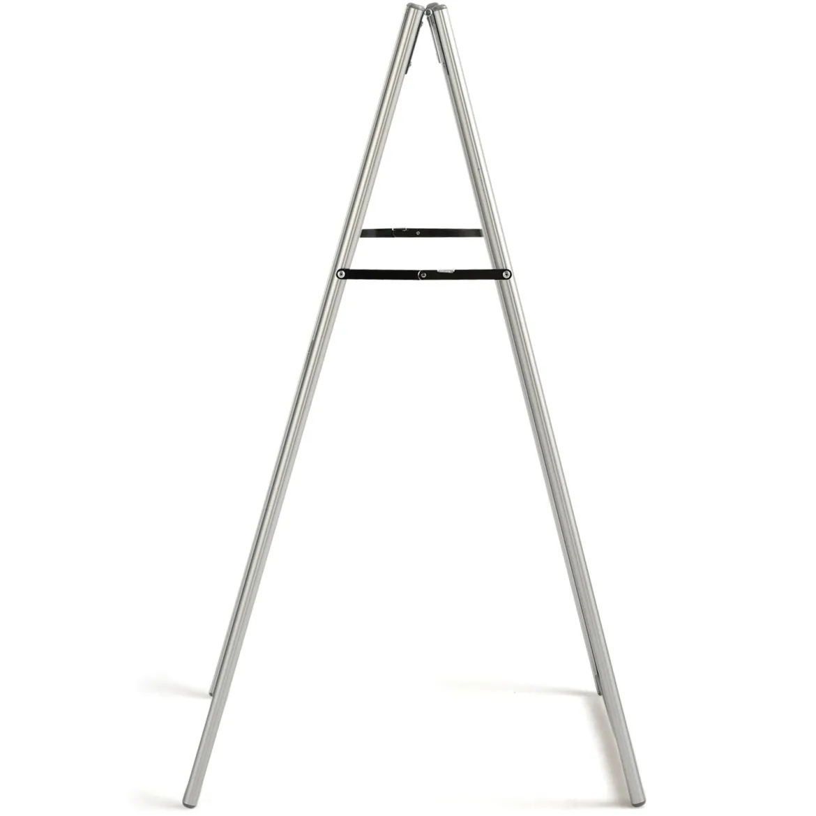 Stabiler doppelseitiger Schildständer mit A-förmigem Rahmen Plakatständer für 60 x 90 cm Poster Silber