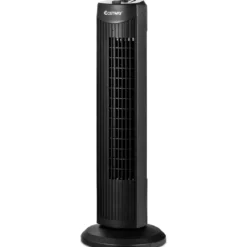 Standventilator schlank & kompakter Turmventilator Säulenventilator 70cm hoch mit 45 Nennleistung im eleganten Schwarz