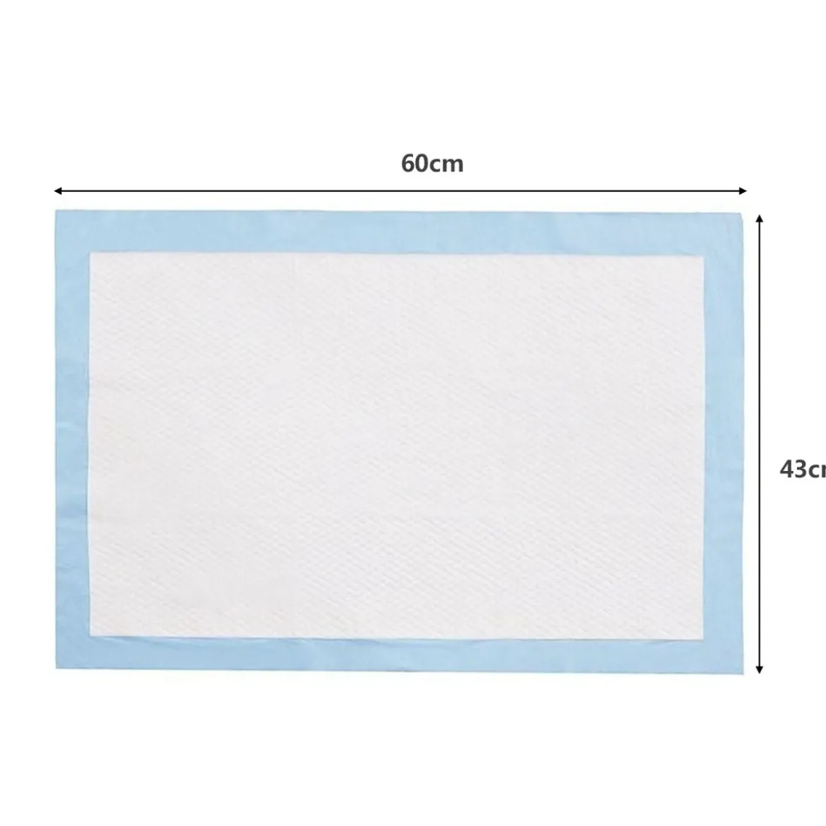 300 Stück Hunde Trainingsunterlagen Auslaufsicheres 5-lagiges Design 60 x 40 cm