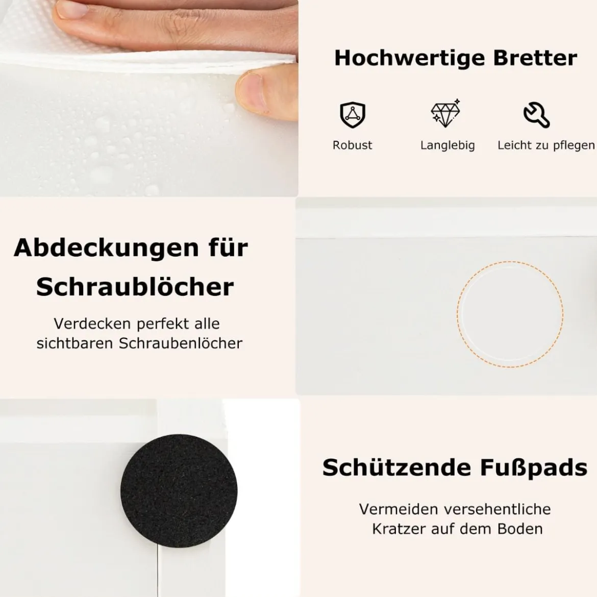 12-stöckiges Bücherregal Displayständer mit Anti-Kipp-Sicherungen Baumförmiges Standregal 65 x 20 x 162 cm