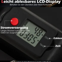 Stepper für Training Twist Stair Stepper Trainingsgerät mit höhenverstellbarem Griff & Rutschfesten Pedalen Schwarz