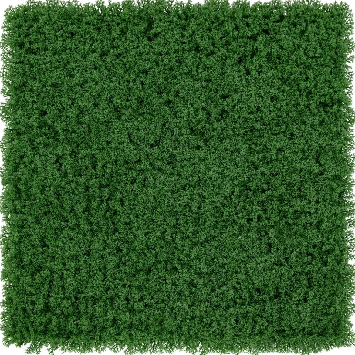 12 Stk. Pflanzenwand 50,5 x 50,5 cm künstliche Mooswand miteinander verbindbar Dunkelgrün