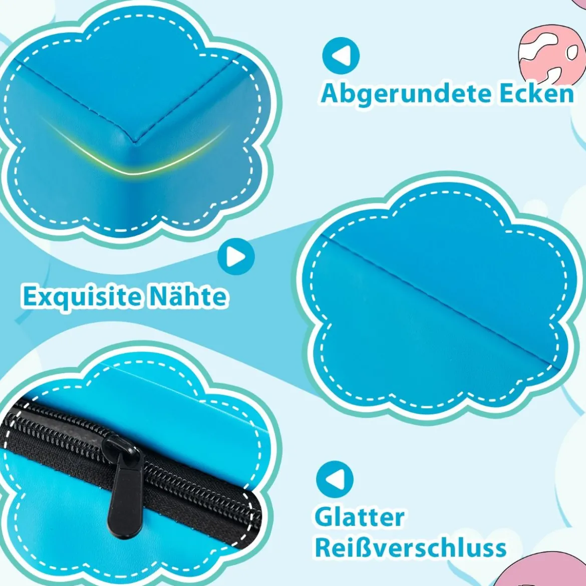 6 STK. Schaumstoffbausteine Riesenbausteine zum Toben und Klettern Softbausteine aus Schaumstoff