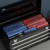 6 Stk. Steckschlüssel Halter magnetisch 1/2-Zoll-, 3/8-Zoll- und 1/4-Zoll Aufsteckschiene für Stecknüsse