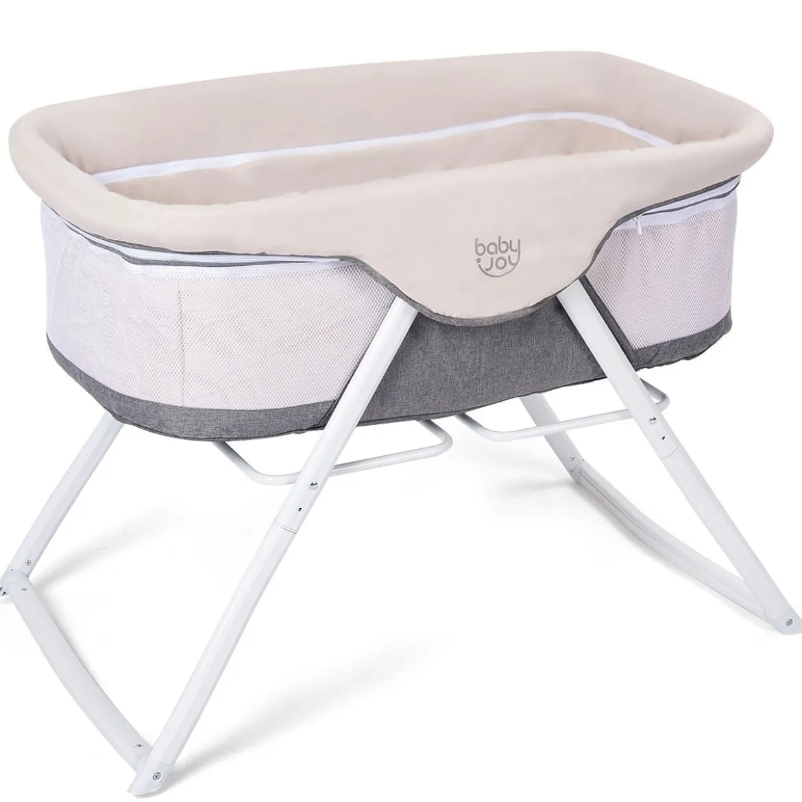Stubenwagen Beistellbett Baby Babywiege Reisebett mit Transporttasche und Matratze klappbar