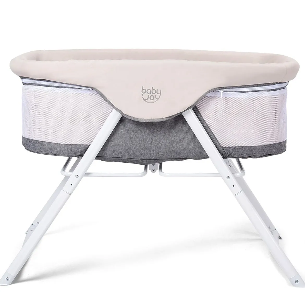 Stubenwagen Beistellbett Baby Babywiege Reisebett mit Transporttasche und Matratze klappbar