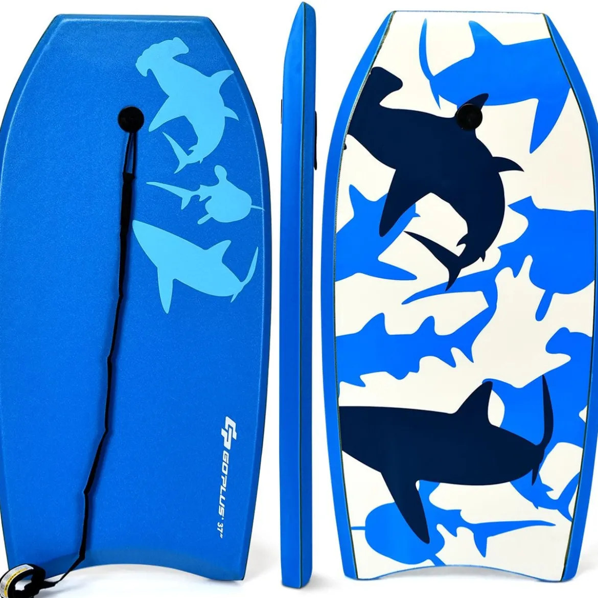 Sup Board Kinder Bodyboard Surfbrett Surfboard Blau 104 x 52 x 6 cm