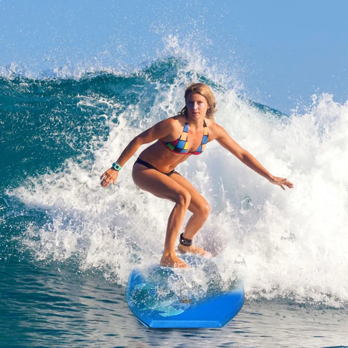 Sup Board Kinder Bodyboard Surfbrett Surfboard Blau 104 x 52 x 6 cm