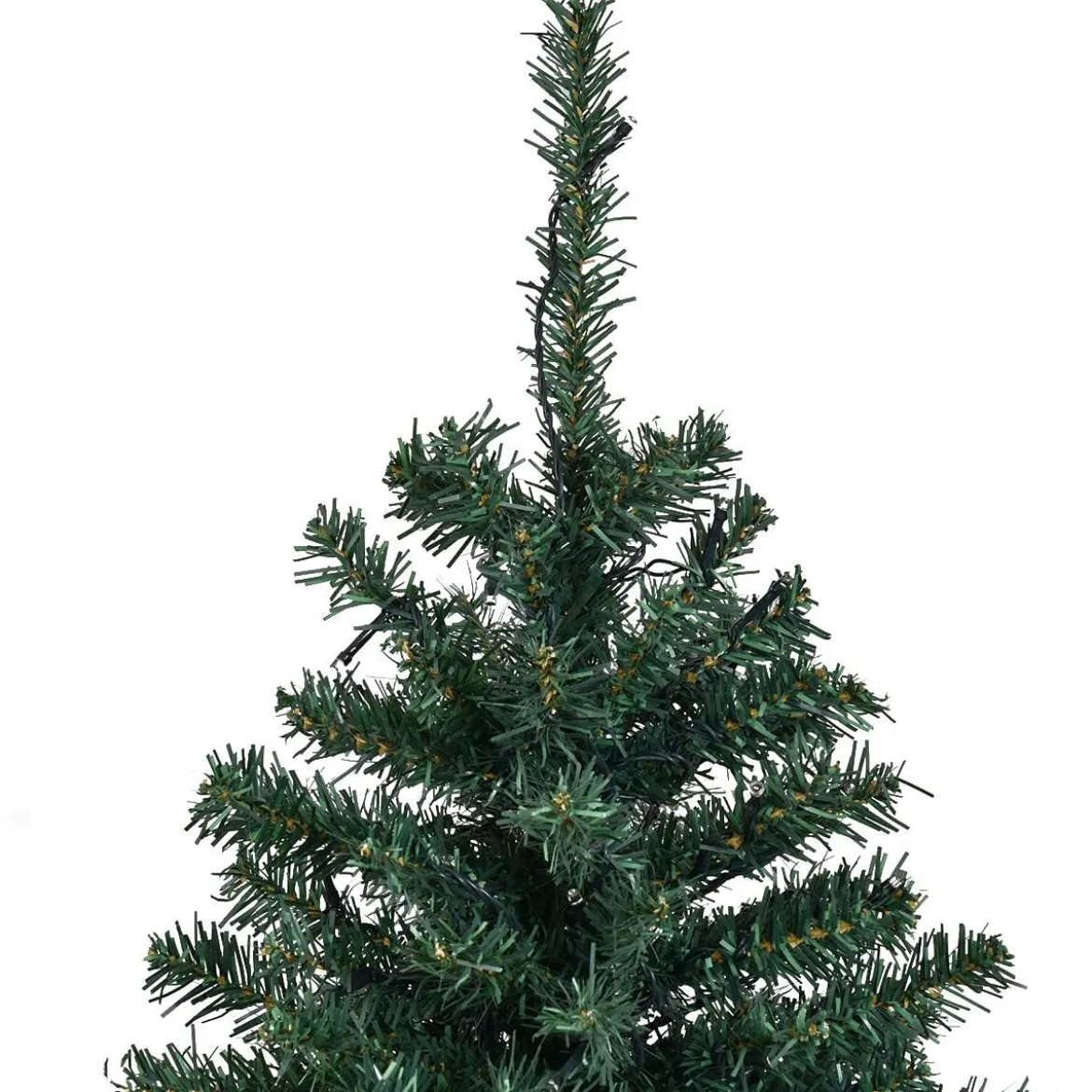 Tannenbaum Künstlicher Weihnachtsbaum mit LED-Lichterketten Christbaum 120/180/210/240/270 cm Grün