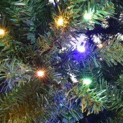 Tannenbaum Künstlicher Weihnachtsbaum mit LED-Lichterketten Christbaum 120/180/210/240/270 cm Grün