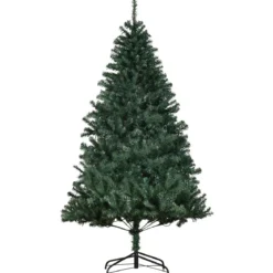 Tannenbaum Künstlicher Weihnachtsbaum mit LED-Lichterketten Christbaum 120/180/210/240/270 cm Grün