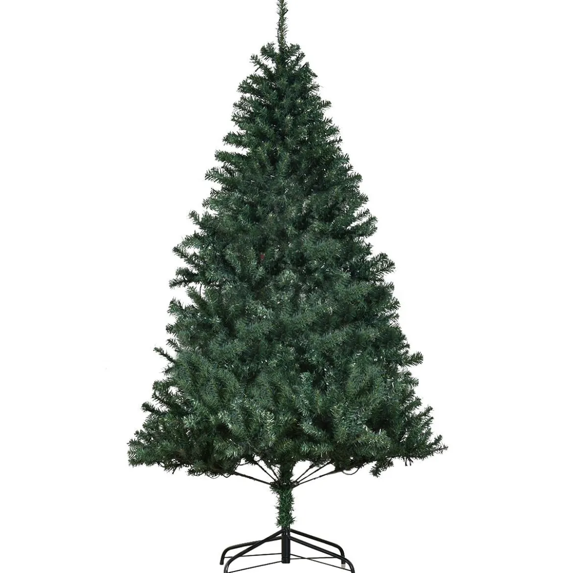 Tannenbaum Künstlicher Weihnachtsbaum mit LED-Lichterketten Christbaum 120/180/210/240/270 cm Grün