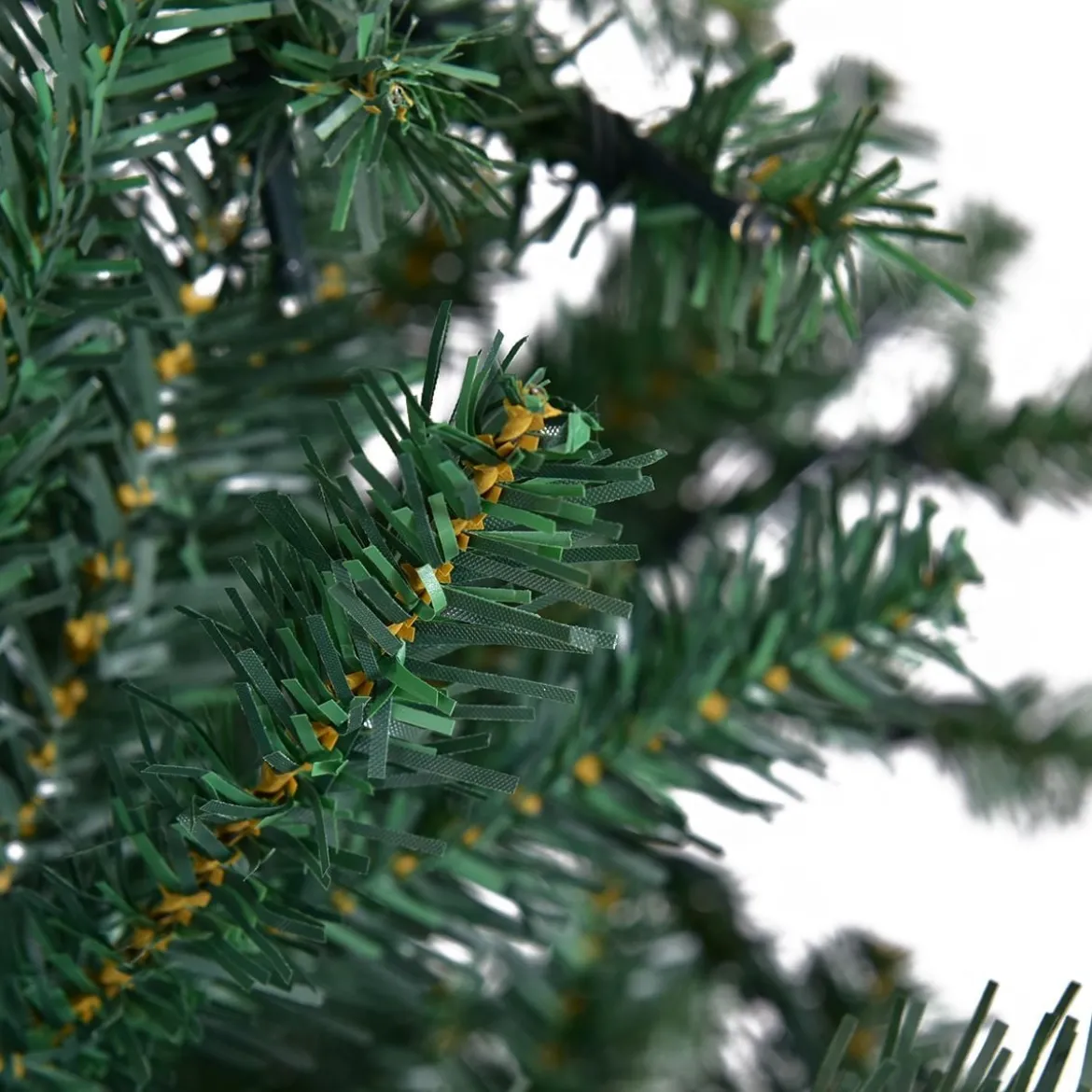 Tannenbaum Künstlicher Weihnachtsbaum mit LED-Lichterketten Christbaum 120/180/210/240/270 cm Grün