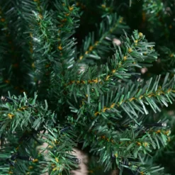 Tannenbaum Künstlicher Weihnachtsbaum mit LED-Lichterketten Christbaum 120/180/210/240/270 cm Grün