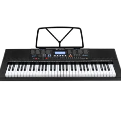 61 Tastatur Elektrisches Keyboard mit Notenständer Mikrofon Digital Piano