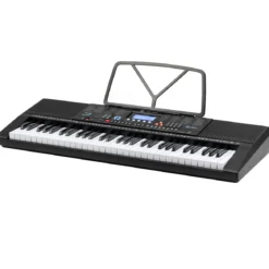 61 Tastatur Elektrisches Keyboard mit Notenständer Mikrofon Digital Piano