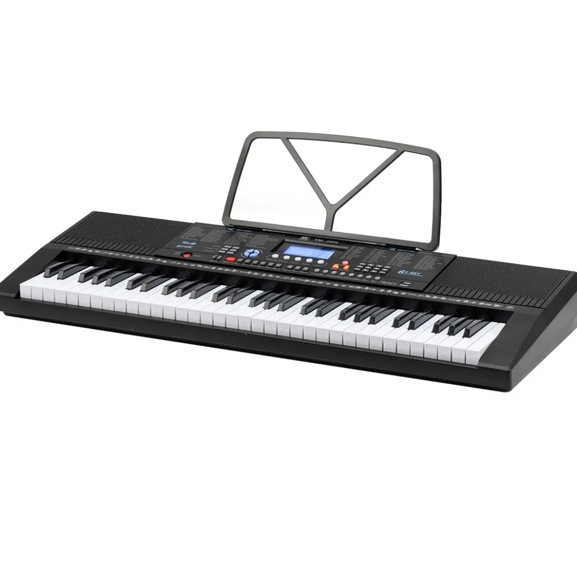 61 Tastatur Elektrisches Keyboard mit Notenständer Mikrofon Digital Piano