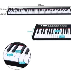 88-tasten Digitales Piano Keyboard elektronisches Klavier Keyboard Tragetasche