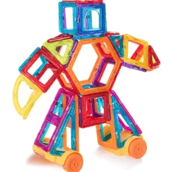106 Teile Magnetische Bausteine Kleinkinder Magnetspielzeug Bauklötze