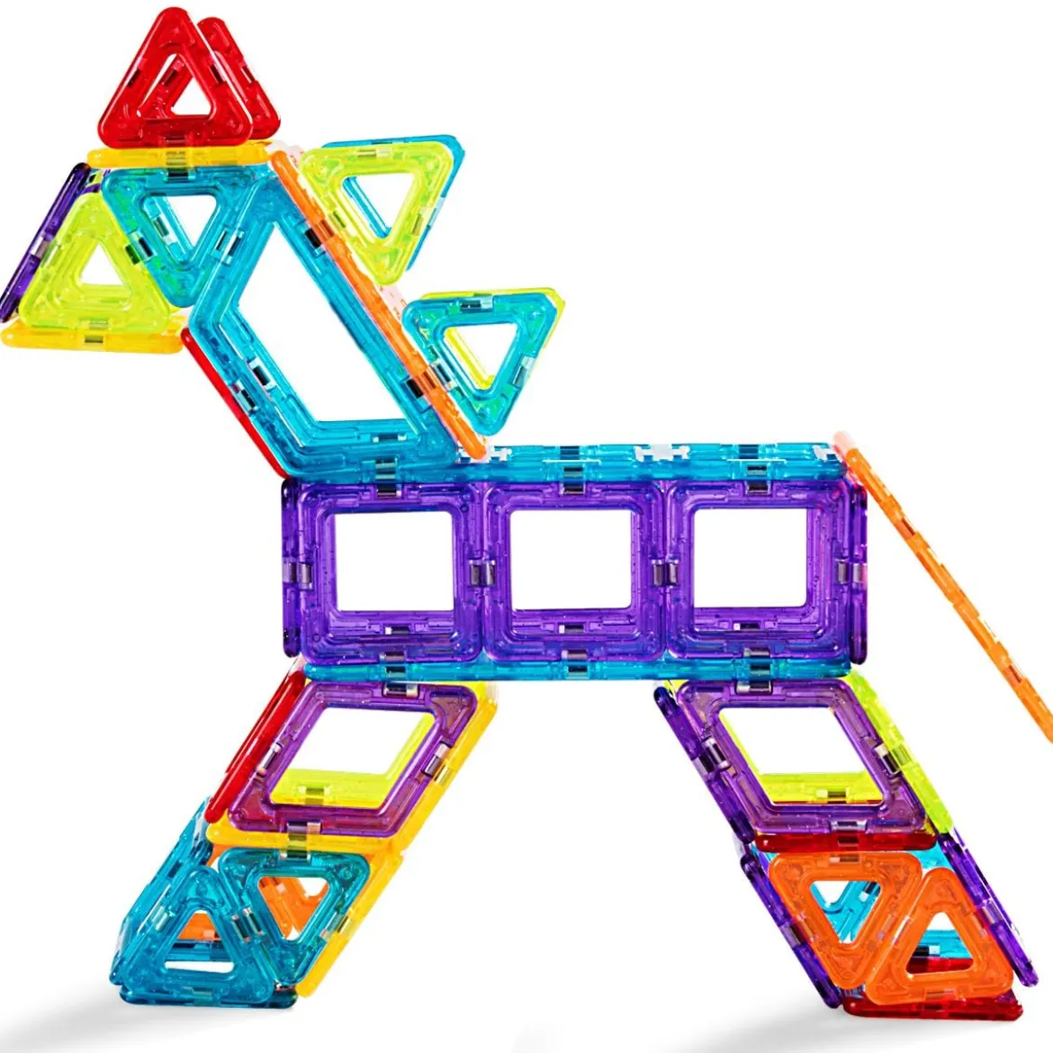 106 Teile Magnetische Bausteine Kleinkinder Magnetspielzeug Bauklötze