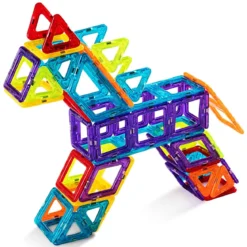 106 Teile Magnetische Bausteine Kleinkinder Magnetspielzeug Bauklötze
