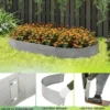 6-teilige Rasenkante Verzinkt Metall 6 M lang Beeteinfassung DIY Hochbeet Gartenbeet 110 x 20 cm