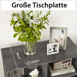 3-teiliger Fernsehschrank aus Holz für TVs bis zu 65