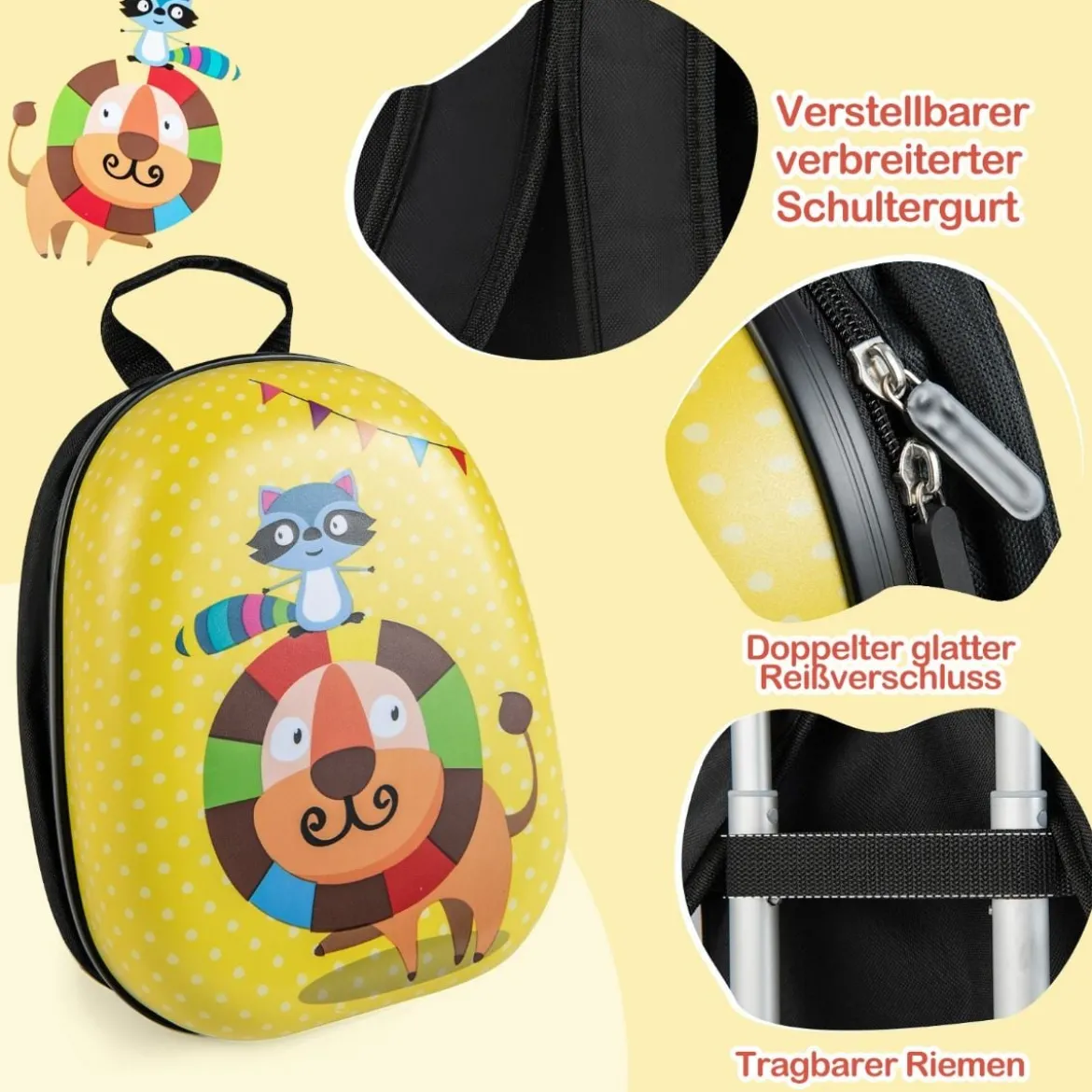 2-Teiliges Kinder-Gepäckset Handgepäck- und Rucksack-Set