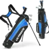 5-teiliges Kinder Golfschläger Set mit Fairway HolzEisen 7, 9 & Putter mit Standtasche für Junior von 8-10 Jahren