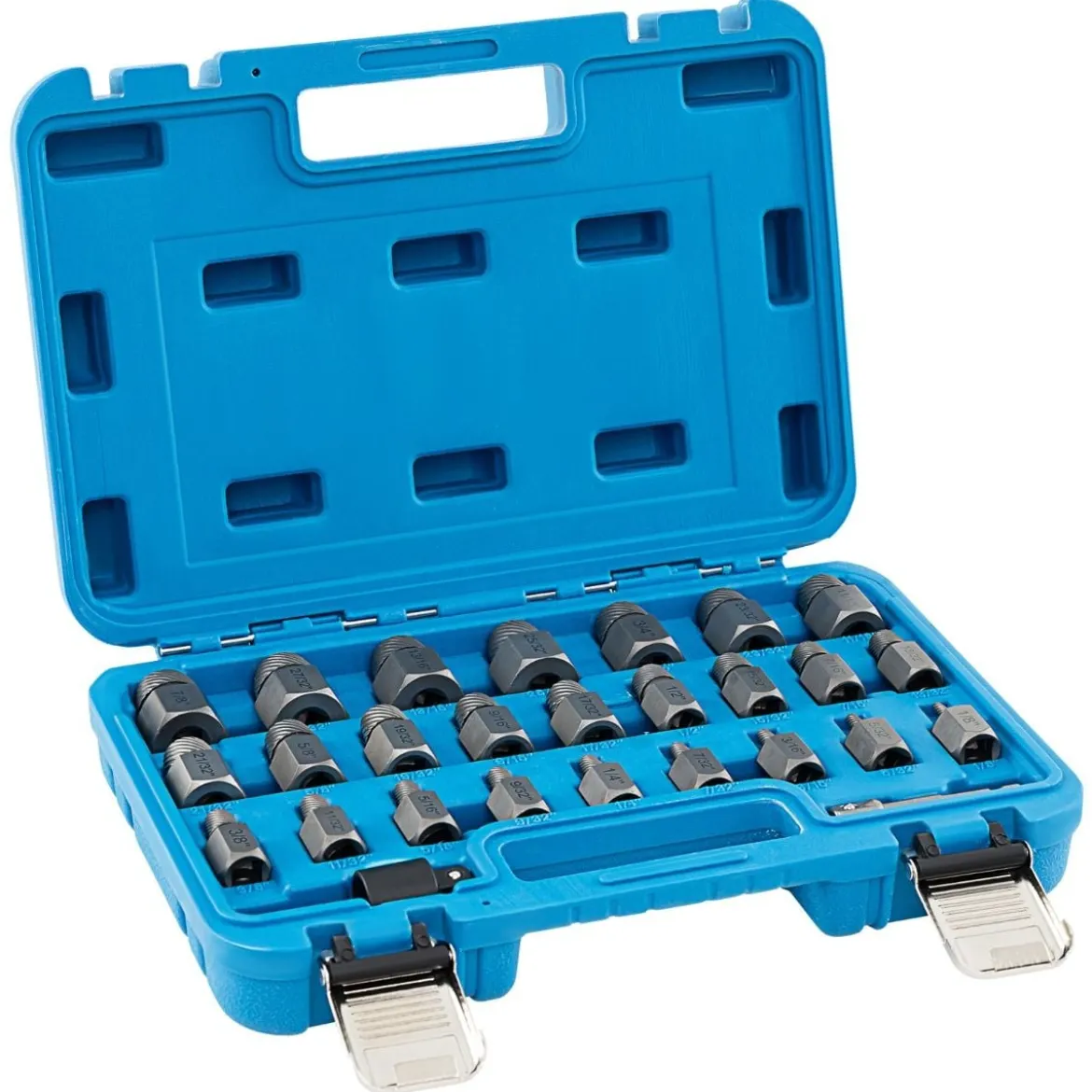 27-teiliges Schraubenausdreher Set mit Kasten Profi Linksausdreher Set Bolzenausdreher Set