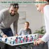 Tischkicker in Wettbewerbsgröße Kickertisch für Erwachsene und Kinder 122 x 61 x 79cm Schwarz