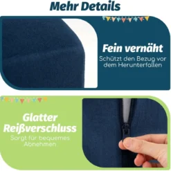5 TLG. Schaumstoffbausteine Riesenbausteine mit Bällebad (ohne Bälle) Großbausteine zum Toben Rosa/Grau/Beige