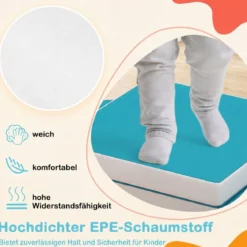 7 TLG. Schaumstoffbausteine Softbausteine zum Toben und Klettern Riesenbausteine aus Schaumstoff Grün