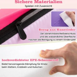 4 TLG. Schaumstoffbausteine zum Toben & Klettern Riesenbausteine Großbausteine