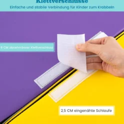 4 TLG. Schaumstoffbausteine zum Toben & Klettern Riesenbausteine Großbausteine