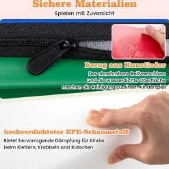 4 TLG. Schaumstoffbausteine zum Toben & Klettern Riesenbausteine Großbausteine
