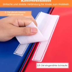 4 TLG. Schaumstoffbausteine zum Toben & Klettern Riesenbausteine Großbausteine