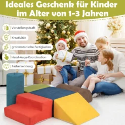 6-TLG. Softbausteine zum Klettern & Krabbeln Schaumstoffbausteine Riesenbausteine