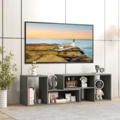2 tlg. TV-Schrank Freie Kombination Fernsehtisch für Fernseher bis zu 60 Zoll Fernsehschrank