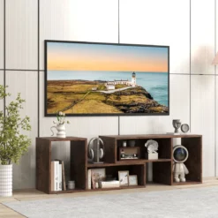 2 tlg. TV-Schrank Freie Kombination Fernsehtisch für Fernseher bis zu 60 Zoll Fernsehschrank