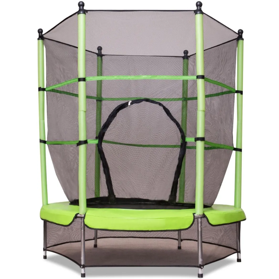 Trampolin Gartentrampolin Kindertrampolin Outdoor Trampolin mit Sicherheitsnetz Ø 140 cm