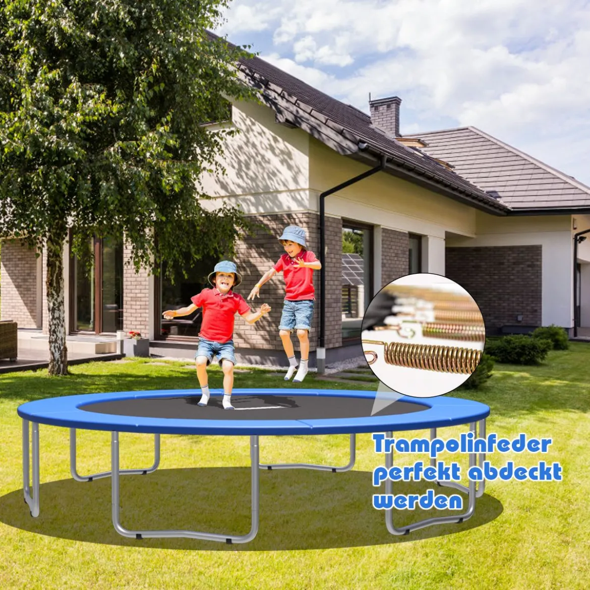 Trampolinmatratze 366cm x 366cm x 10cm Trampolin Übung Fitness Trampolin Polster Bunt