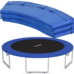Trampolinmatratze 366cm x 366cm x 10cm Trampolin Übung Fitness Trampolin Polster Blau